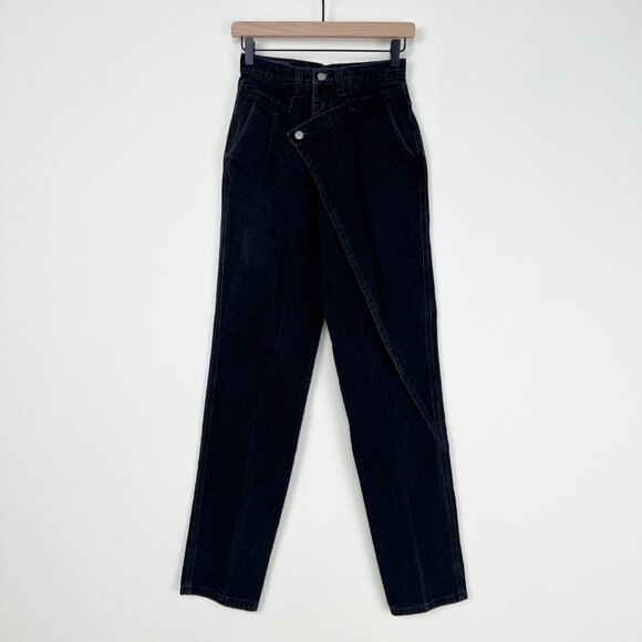 Vintage Panhandle Slim Denim Jeans Moto Punk Grunge Rock Edgy High Rise Waisted - Picture 12 of 13